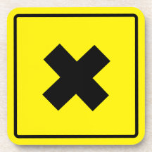 Crossroad Hard Plastic Untersetzer