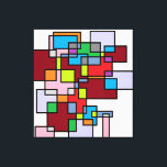 Crossroads - Etude No. 3: Multidimensional Reality Leinwanddruck<br><div class="desc">Dive into the complexity of modern existence with 'Crossroads - Etude No. 3'. This abstract masterpiece uses overlapping rectangular forms and a rich palette of deep reds, blues, and earth tones to represent the intersection of different life paths and dimensions. A perfect conversation starter, this artwork brings a sense of...</div>