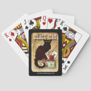 Crossroads Mojo Lucky Black Cat Playing Cards Spielkarten