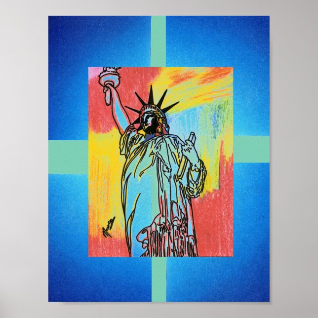Crossroads Statue of Liberty poster (Vorne)