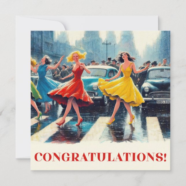 Crosswalk Dance 2 Mitteilungskarte (Vorderseite)