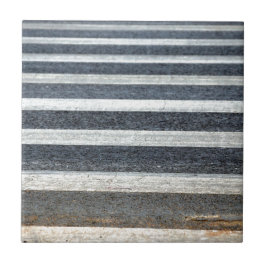 Crosswalk oder Zebra Crossing Fliese