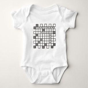Crossword Puzzle Lover Baby Strampler