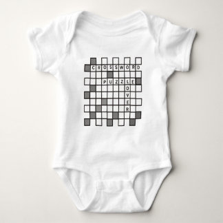 Crossword Puzzle Lover Baby Strampler
