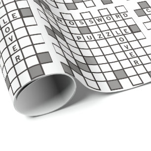 Crossword Puzzle Lover Geschenkpapier