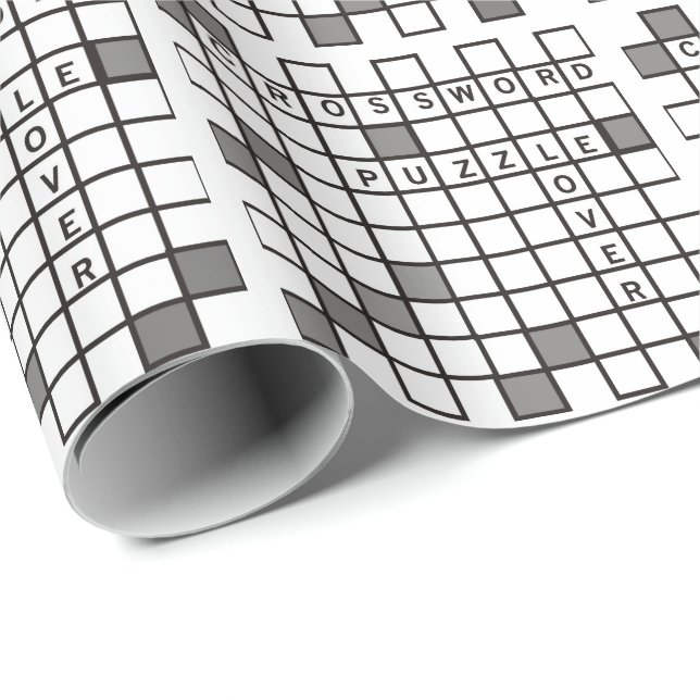 Crossword Puzzle Lover Geschenkpapier (Rolleneckpunkt)