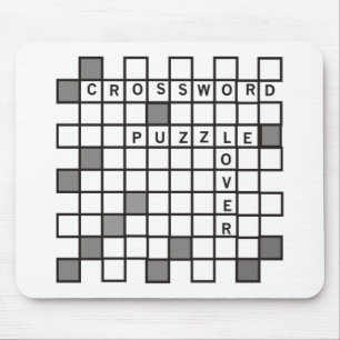 Crossword Puzzle Lover Mousepad