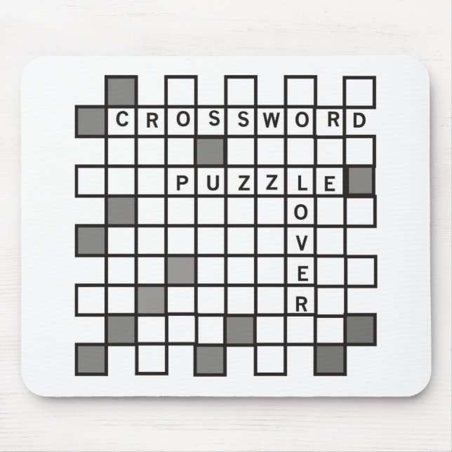 Crossword Puzzle Lover Mousepad (Vorne)