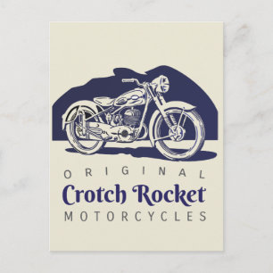 Crotch Rocket Motorräder Anzeige und Postkarte - 6