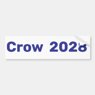 Crow 2028 Jason Crow für Präsident Autoaufkleber