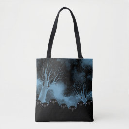 Crow Allover Tote Tasche essen
