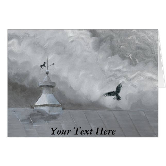 Crow and Weather Vane (Vorderseite (Horizontal))
