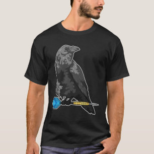 Crow at Darts with Dart T-Shirt