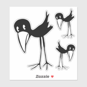 Crow Aufkleber
