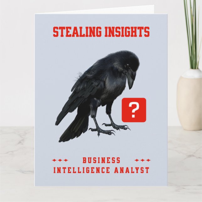 Crow Business Intelligence-Analyst Karte (Vorderseite)