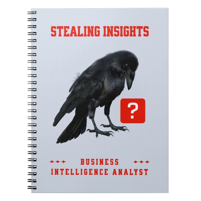 Crow Business Intelligence-Analyst Notizblock (Vorderseite)