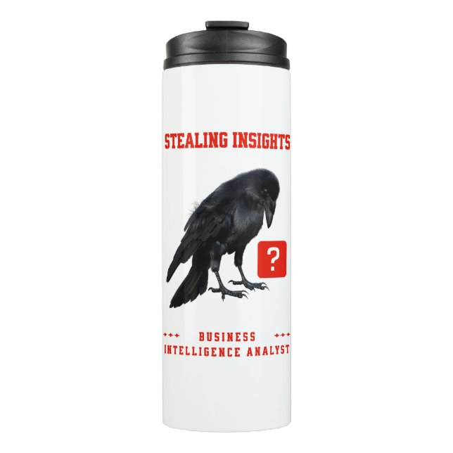 Crow Business Intelligence-Analyst Thermosbecher (Vorderseite)