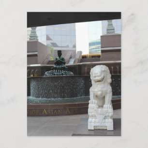 Crow Collection of Asian Art Fountain # 1 Postkarte