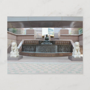 Crow Collection of Asian Art Fountain # 2 Postkarte