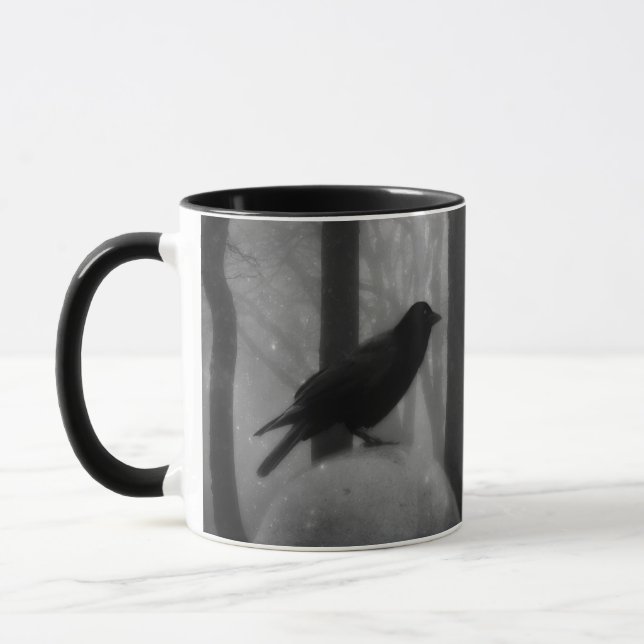 Crow Deep im Wald Tasse (Links)