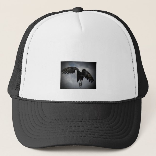 Crow descends. Watch out! Truckerkappe (Vorderseite)