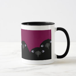 Crow essen tasse