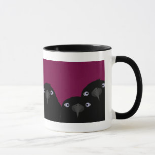 Crow essen tasse