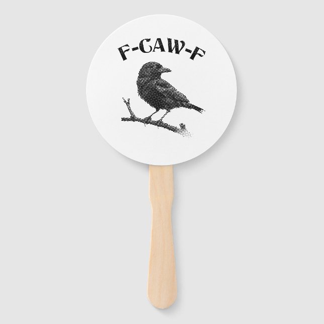 Crow F-CAW-F Halloween Fächer (Vorderseite)