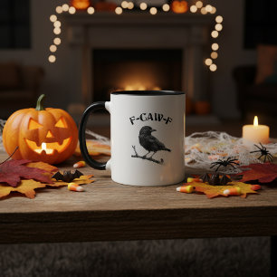 Crow F-CAW-F Halloween Tasse
