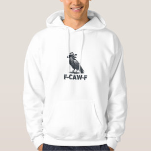 Crow F-Caw-F Retro Krähenliebhaber Hoodie