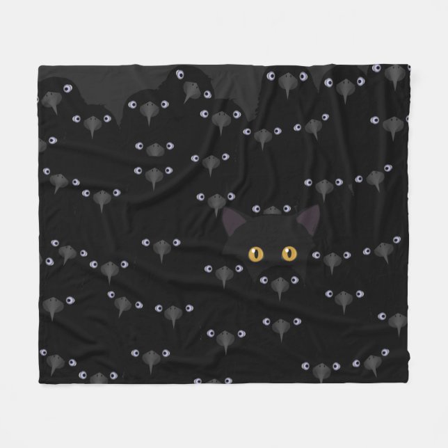 Crow Fleece Blanket essen (Vorderseite (Horizontal))