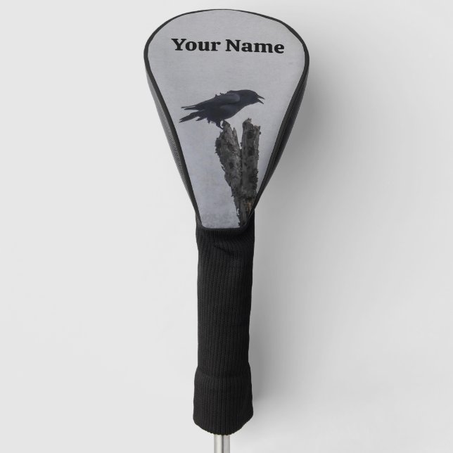 Crow Golf Head Cover Golf Headcover (Vorderseite)