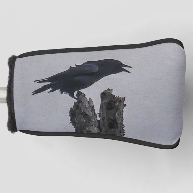 Crow Golf Head Cover Headcover (Vorderseite)