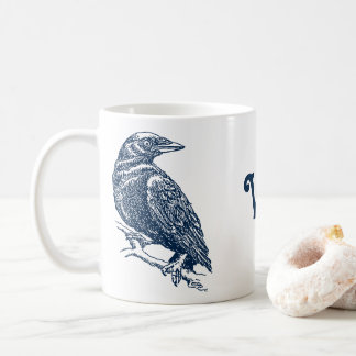 Crow Illustration-Tasse Kaffeetasse