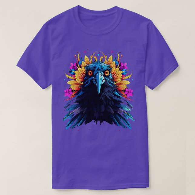 Crow Lächeln T-Shirt (Design vorne)