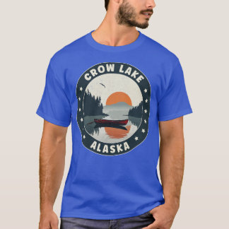 Crow Lake Alaska Sunset TShirt