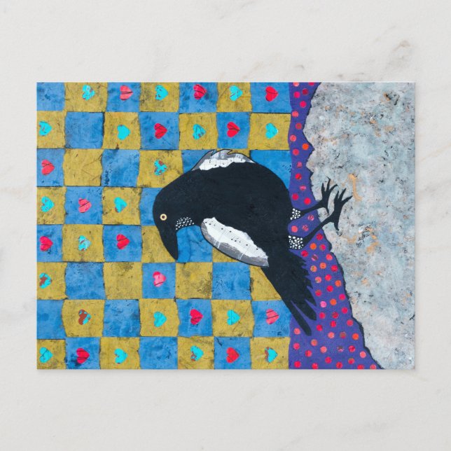 Crow-Liebe Postkarte (Vorderseite)