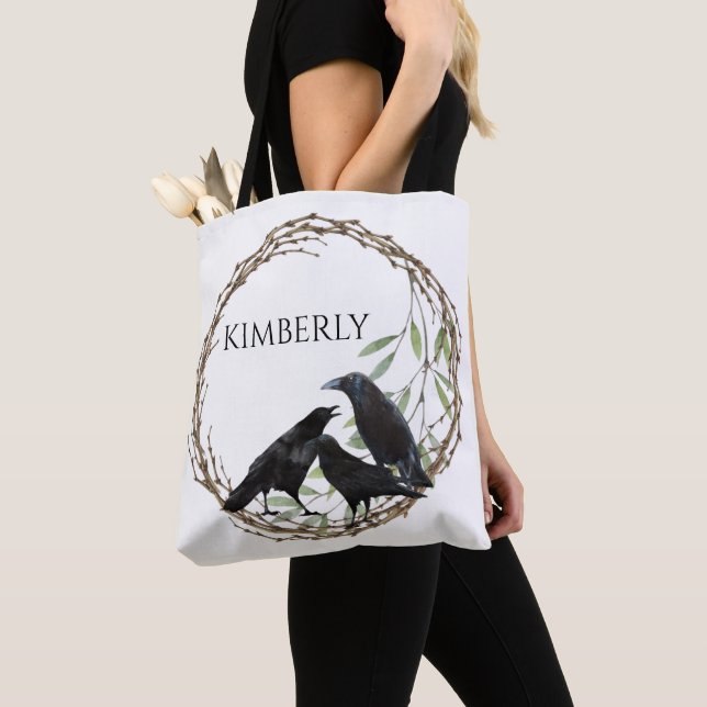 Crow-Liebe Tasche (Von Nahem)