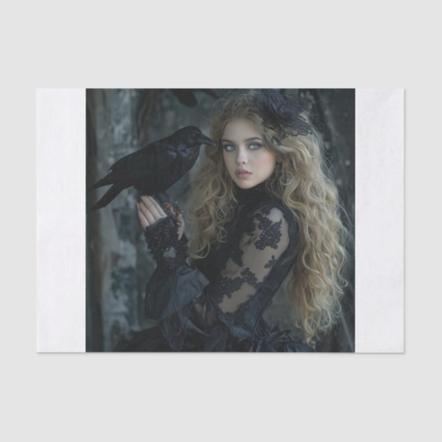 Crow Lyfe1 Seidenpapier (Vorderseite)