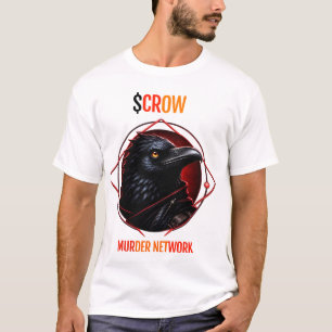 $Crow Memecoin-T-Shirt für das Mord-Netzwerk T-Shirt