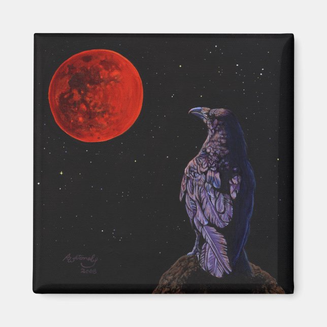 Crow Moon Magnet (Vorne)