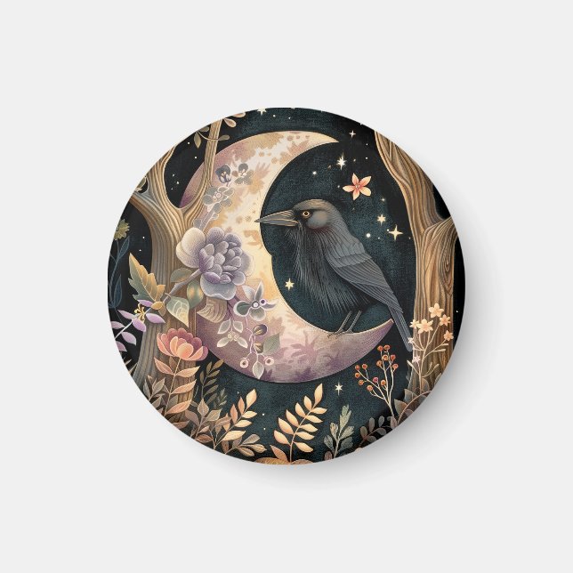 Crow Moon Magnet (Vorne)