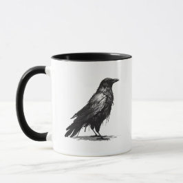 Crow Mug à café à deux tons