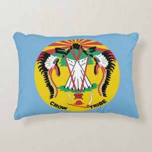 Crow-Nation-Flag Zierkissen