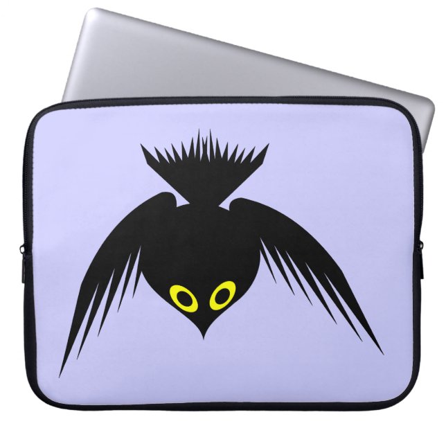 Crow-Notebook-Bag Laptopschutzhülle (Vorderseite)