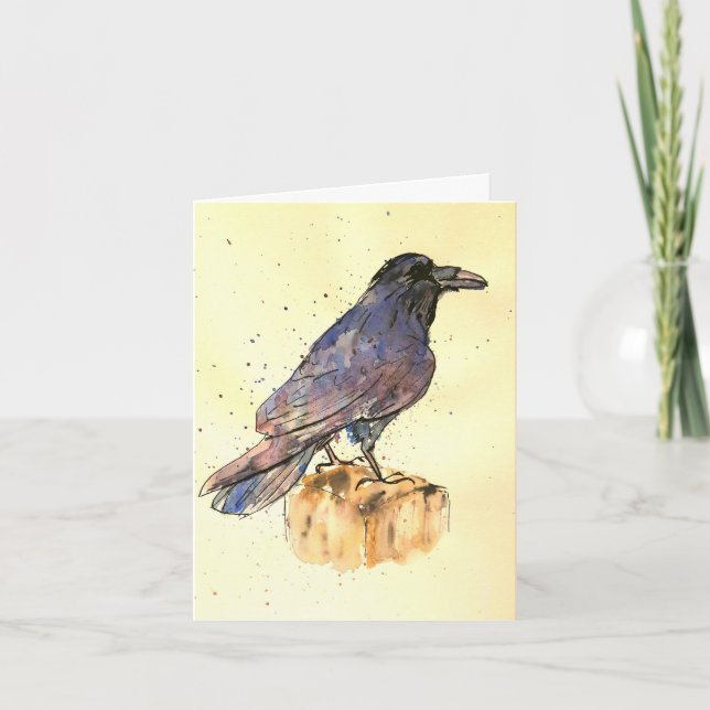 Crow - Personalisieren Sie Ihre eigene Nachricht Karte (Vorderseite)