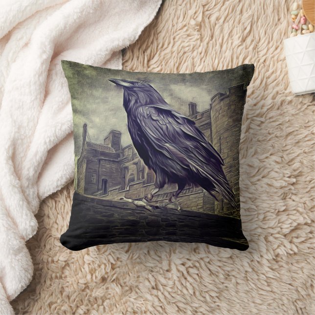 Crow Pillow Wall City Kissen (Decke)