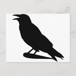 Crow Postkarte