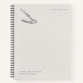 Crow-quilled Notebook- Regency Correspondence  Notizbuch