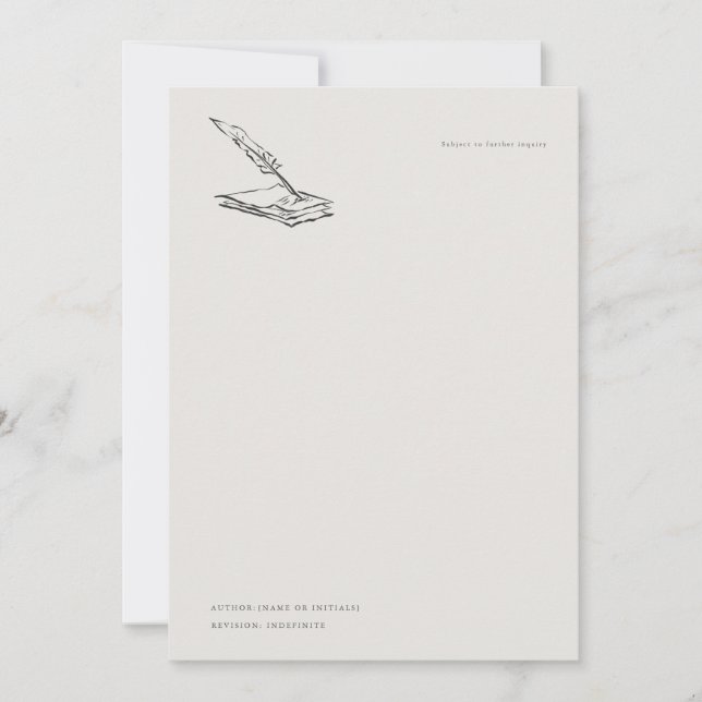 Crow-quilled page- Regency Correspondence (Vorderseite)